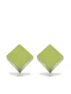 Monies Geometric Earrings In Green