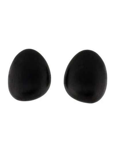 Pre-owned Monies Wood Clip-on Earrings In Multi