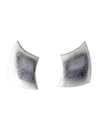 Pre-owned Monies Wood Clip-on Earrings In Multi