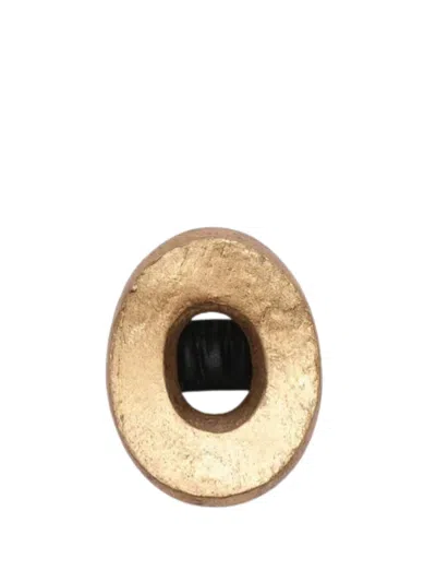 Monies Wood Ring "elowen" In Metallic