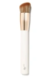 Monika Blunder Synthetic Angled Buffing Brush In White/ Synthetic
