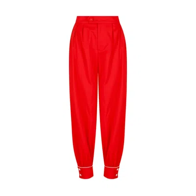 Monika Branagan Women's Red Cruise Port Pants
