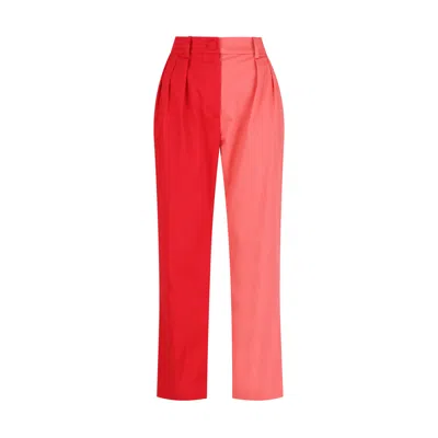 Monika Branagan Women's Red / Pink / Purple In Two Minds Pants In Red/pink/purple
