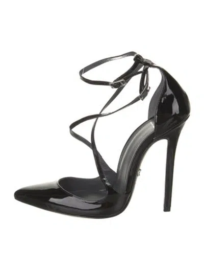 Pre-owned Monika Chiang Patent Leather Pumps In Black