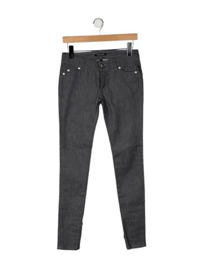 Pre-owned Monika Chiang Skinny Leg Pants W/ Tags In Gray