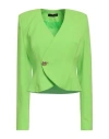Monique Garçonne Woman Blazer Lime Green Size 12 Pes - Polyethersulfone