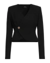 Monique Garçonne Woman Blazer Black Size 10 Pes - Polyethersulfone