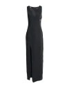 Monique Garçonne Woman Maxi Dress Black Size 6 Polyester