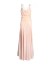 Monique Garçonne Woman Maxi Dress Blush Size 6 Polyester In Pink