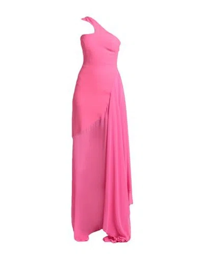 Monique Garçonne Woman Maxi Dress Fuchsia Size 8 Polyester In Pink