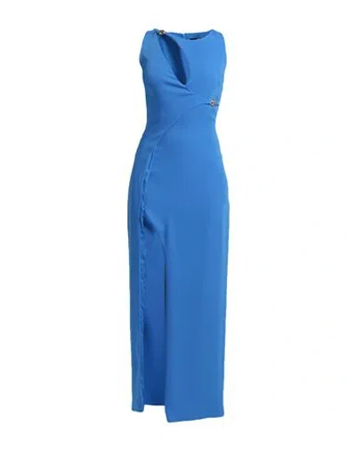 Monique Garçonne Woman Maxi Dress Light Blue Size 8 Polyester