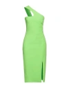 Monique Garçonne Woman Midi Dress Light Green Size 10 Polyester In Green