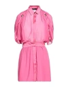Monique Garçonne Woman Mini Dress Fuchsia Size 4 Polyester In Pink
