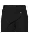Monique Garçonne Woman Shorts & Bermuda Shorts Black Size 8 Polyester