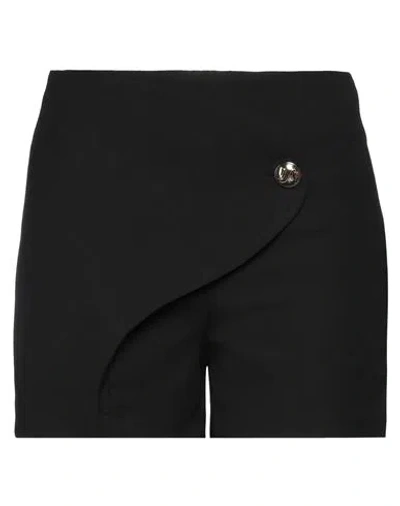 Monique Garçonne Woman Shorts & Bermuda Shorts Black Size 8 Polyester