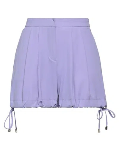 Monique Garçonne Woman Shorts & Bermuda Shorts Mauve Size 10 Polyester, Elastane In Purple