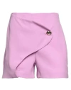 Monique Garçonne Woman Shorts & Bermuda Shorts Pink Size 10 Polyester In Pink