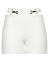 Monique Garçonne Woman Shorts & Bermuda Shorts White Size 10 Polyester, Elastane