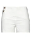 Monique Garçonne Woman Shorts & Bermuda Shorts White Size 8 Cotton, Polyester, Elastane In White