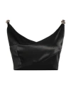 Monique Garçonne Woman Top Black Size 10 Polyester