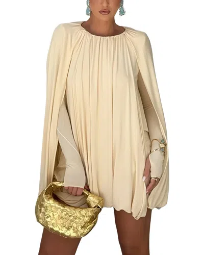 Monique Lagarde Colon Diana Mini Dress In Neutral