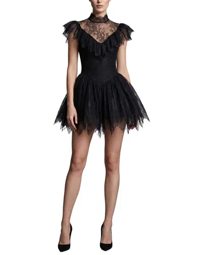 Monique Lagarde Embellished Mini Dress In Black