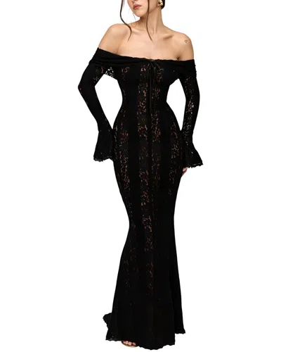 Monique Lagarde Maxi Dress In Black