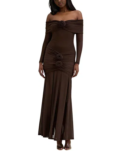 Monique Lagarde Maxi Dress In Brown