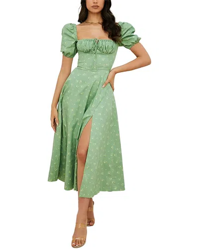 Monique Lagarde Maxi Dress In Green