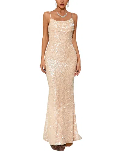 Monique Lagarde Maxi Dress In Neutral