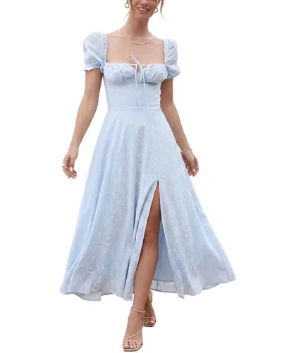 Monique Lagarde Maxi Dress In Blue