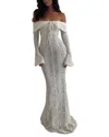 Monique Lagarde Maxi Dress In White