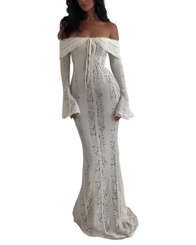 Monique Lagarde Maxi Dress In White