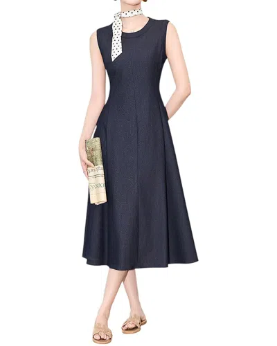 Monique Lagarde Midi Dress In Blue