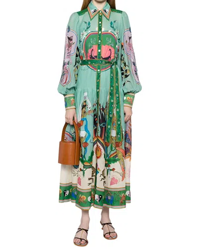 Monique Lagarde Midi Dress In Green