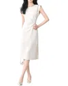 Monique Lagarde Midi Dress In White