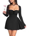Monique Lagarde Mini Dress In Black