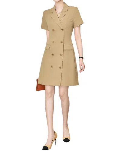 Monique Lagarde Mini Dress In Brown