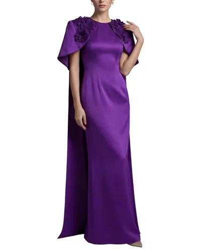 Monique Lagarde Solid Maxi Dress In Purple