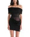 Monique Lagarde Solid Mini Dress In Brown