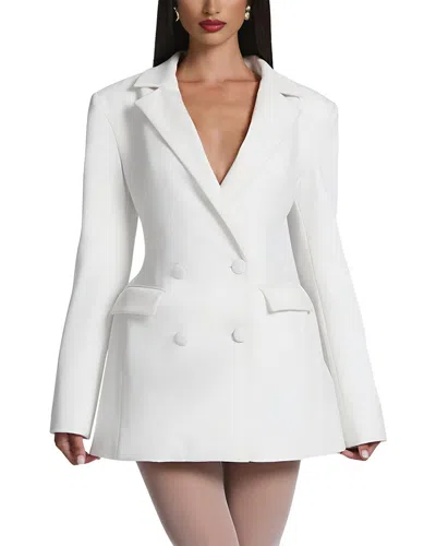 Monique Lagarde Solid Mini Dress In White