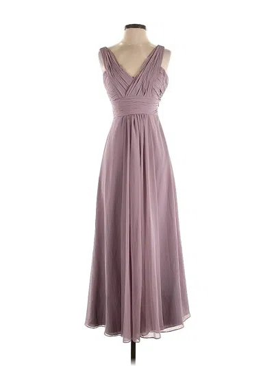 Pre-owned Monique Lhuillier Cocktail Dress In Gray