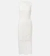 Monique Lhuillier Lace Midi Dress