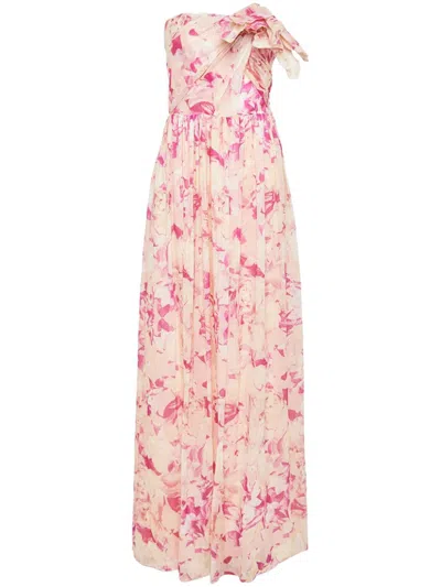 Monique Lhuillier Marlee Maxikleid In Rosa