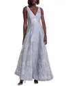 Monique Lhuillier ml  Madeline Jacquard Gown