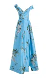 Monique Lhuillier Moda Operandi In Blue