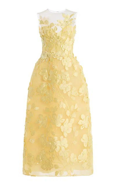 Monique Lhuillier Moda Operandi In Yellow
