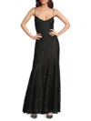 Monique Lhuillier Women's Melina Sleeveless Lace Gown