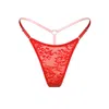 Monique Morin Lingerie Women's Amphitrite Adjustable Micro-g Fire Red In Red