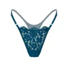 Monique Morin Lingerie Women's Blue Frisson Micro-g Thong Tourmaline In Blue